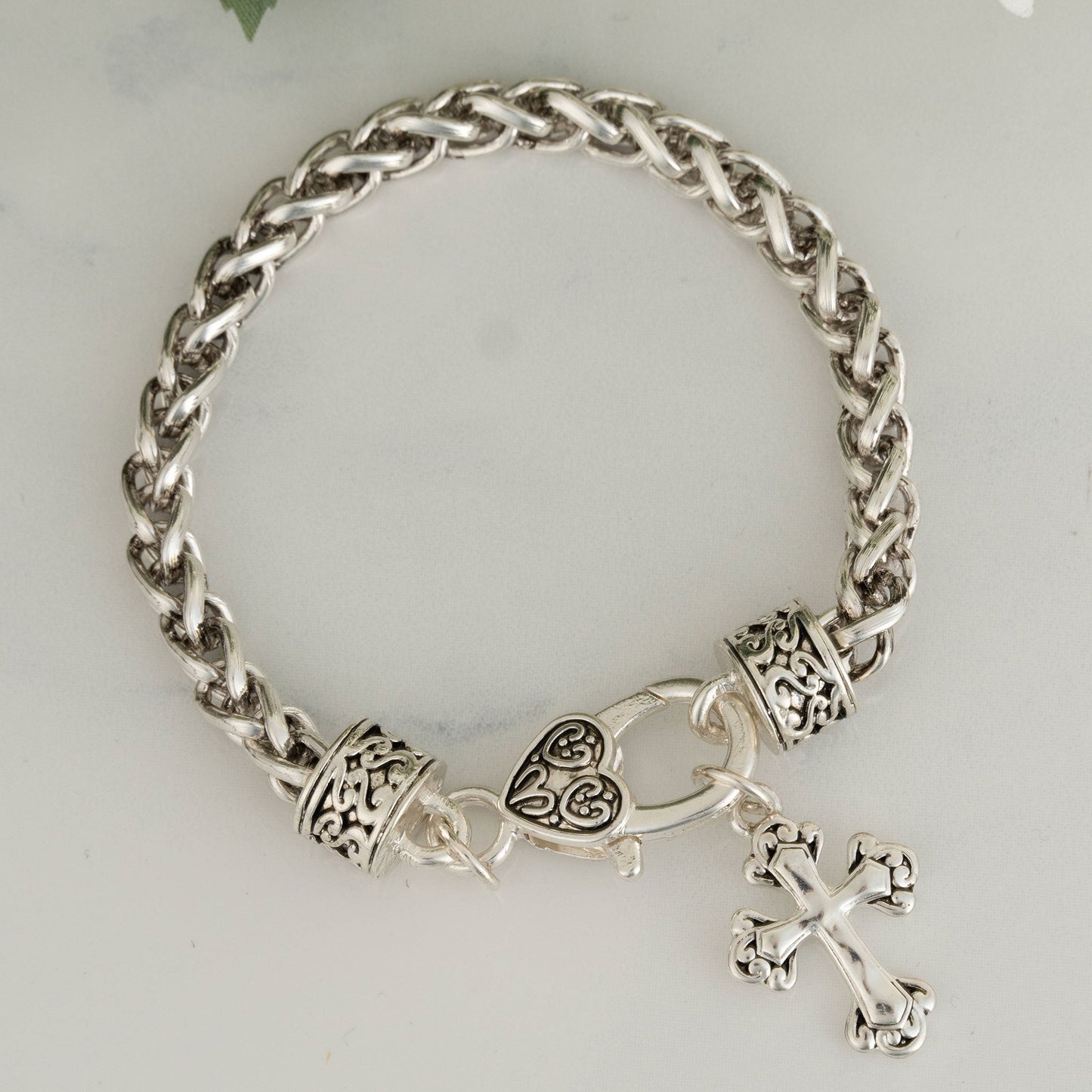 Miah Cross Charm Bracelet