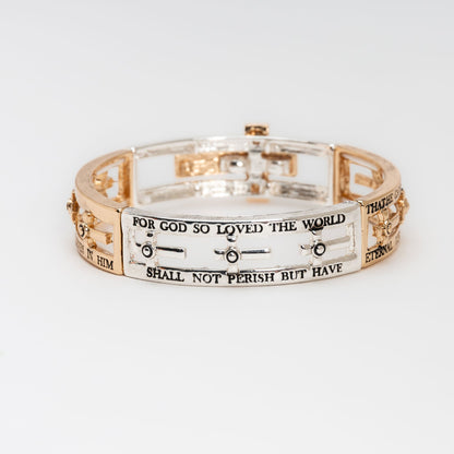 John 3:16 Stretch Bracelet