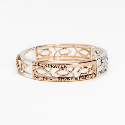 Lord's Prayer Stretch Bracelet