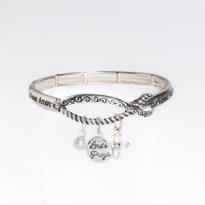 Lord's Prayer Charm Bracelet