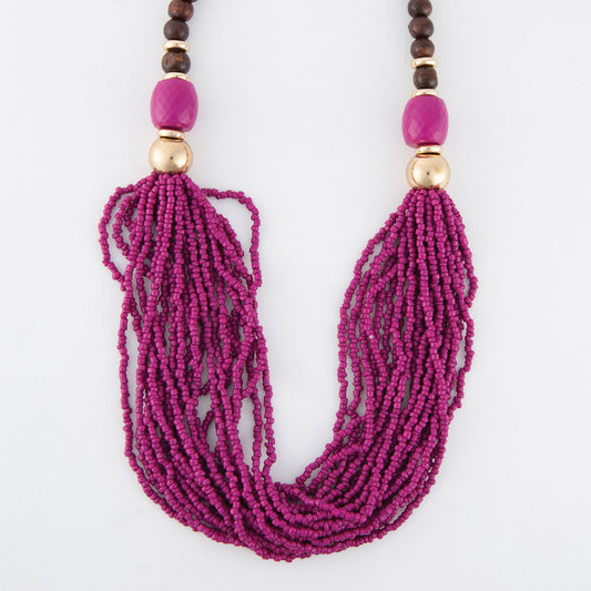 Safiya Seed Bead Necklace