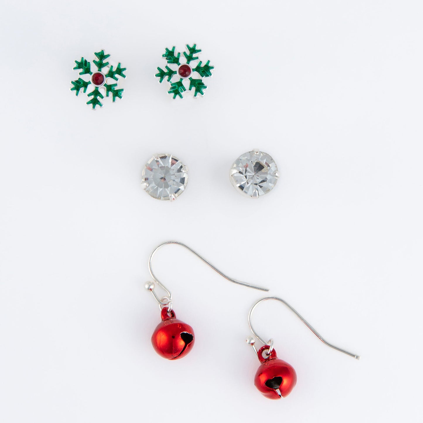 Holiday Snowflake Earring Trio