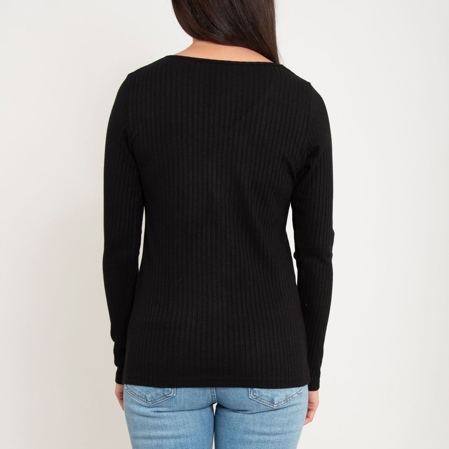 Alba Ribbed Long Sleeve Top