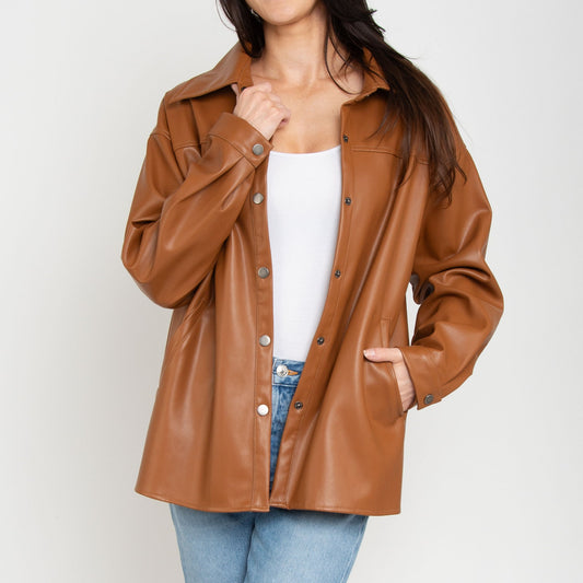 Avril Vegan Leather Jacket