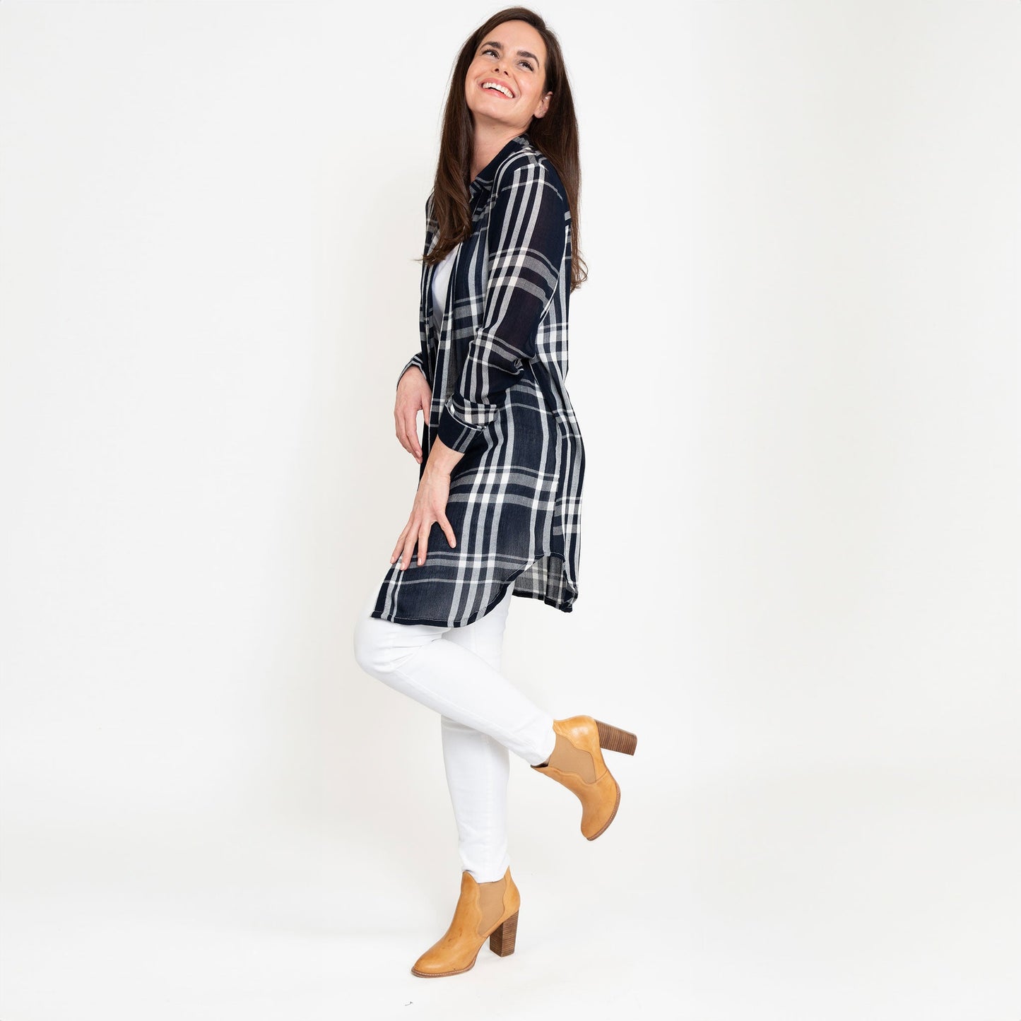 Hunter Plaid Duster