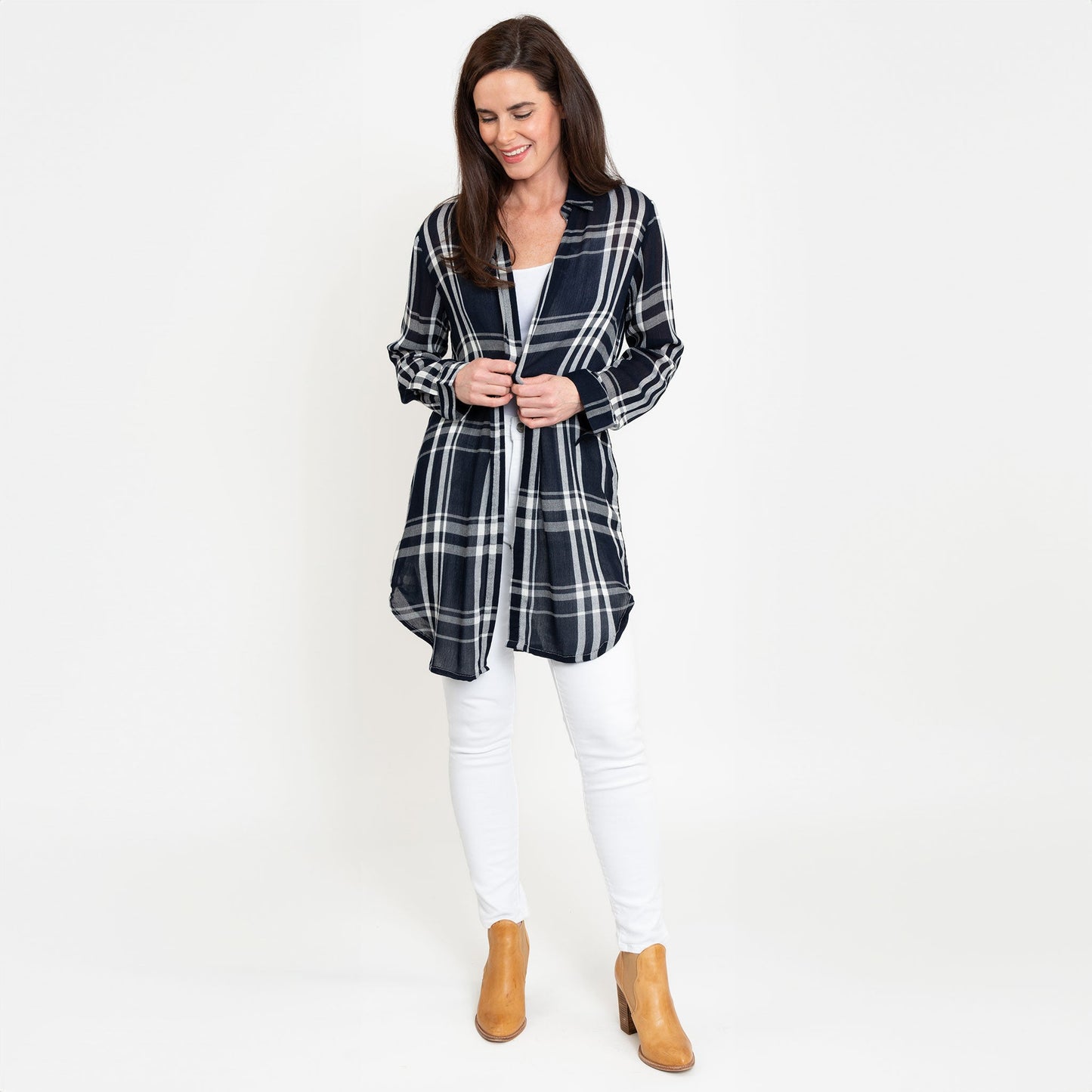 Hunter Plaid Duster