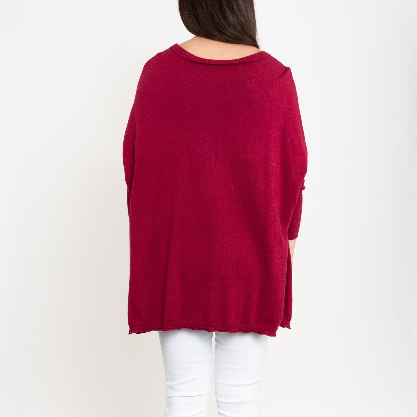 Halsey Relaxed Poncho Sweater