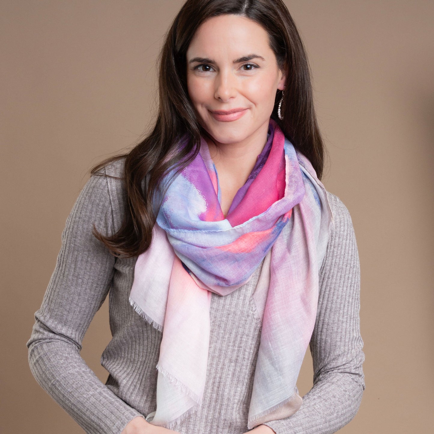 Laina Lightweight Floral Scarf