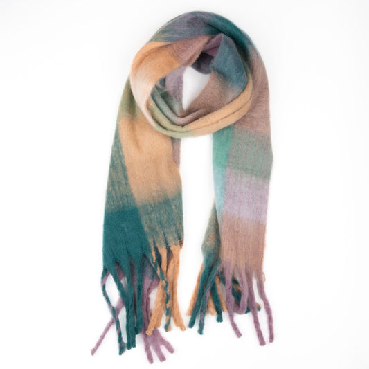 Myka Plaid Winter Scarf