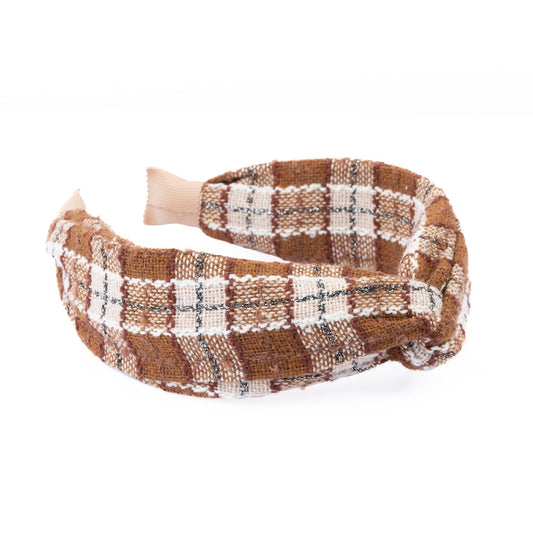 Felicity Plaid Twist Headband