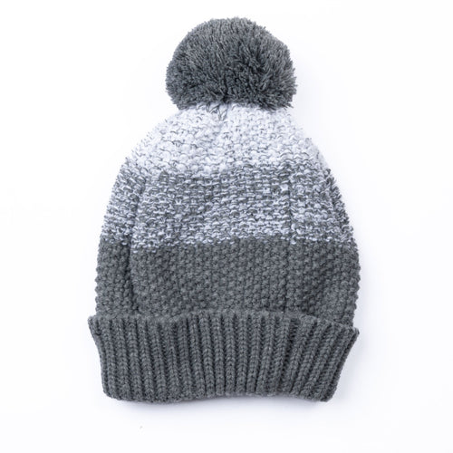 Alena Tri Tone Pom Beanie