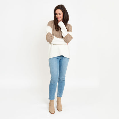 Lacen Color Block Sweater
