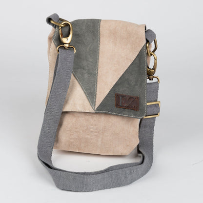 Nikole Patchwork Denim Crossbody Handbag