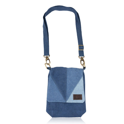 Nikole Patchwork Denim Crossbody Handbag