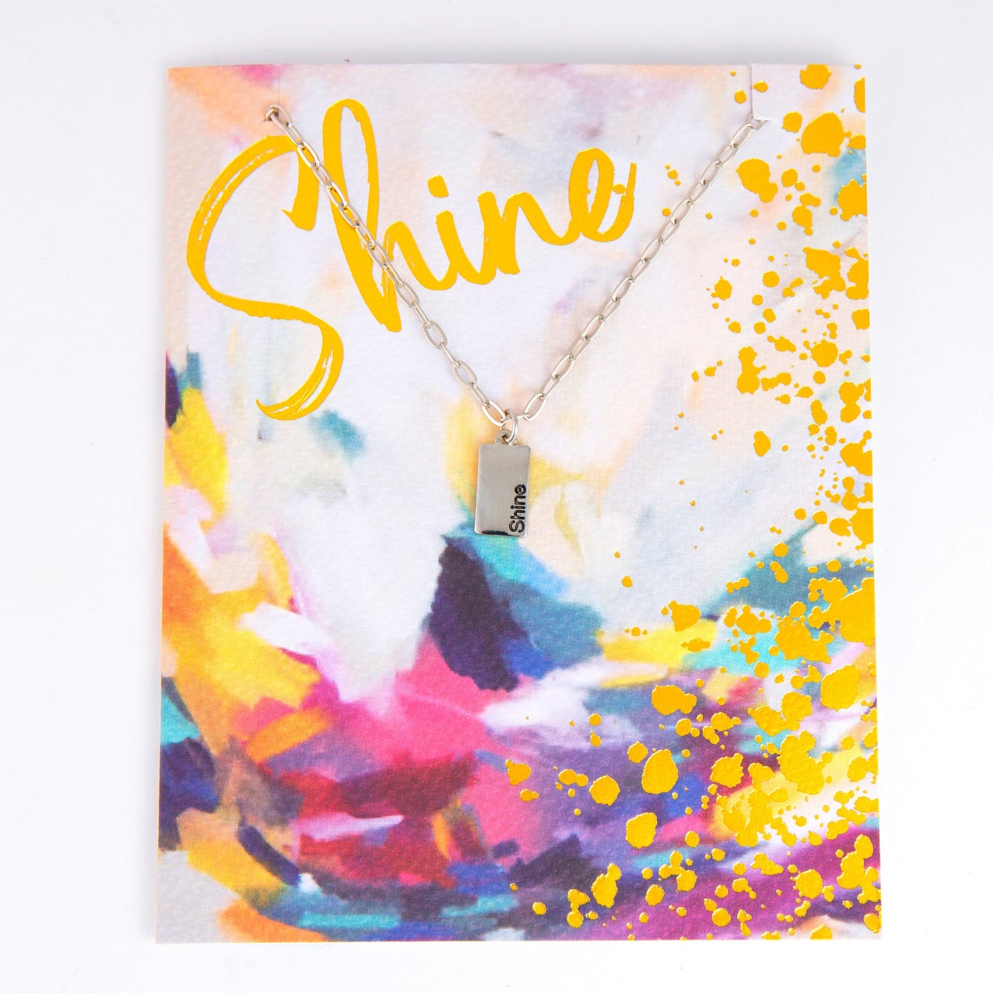 Amira Shine Greeting Card Necklace