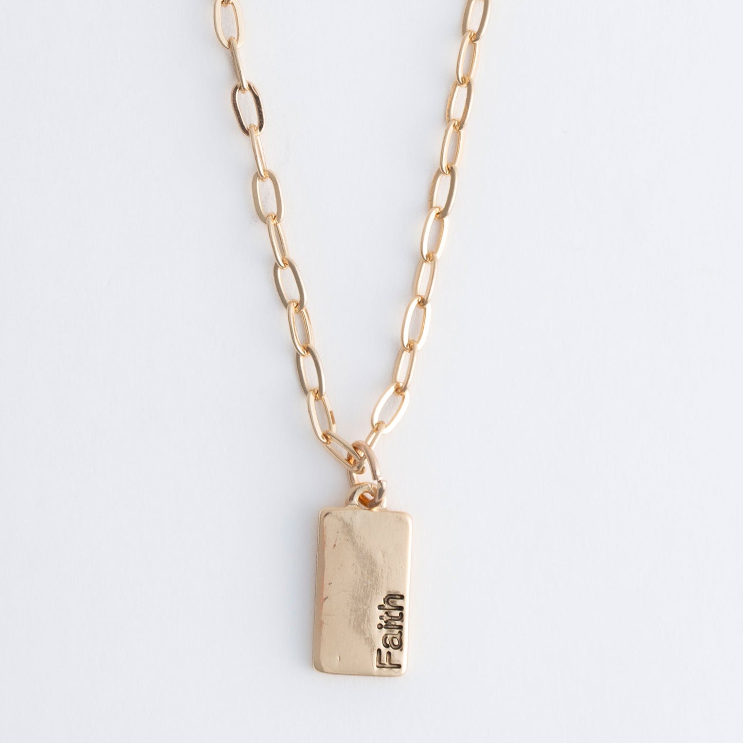 Amira Faith Greeting Card Necklace