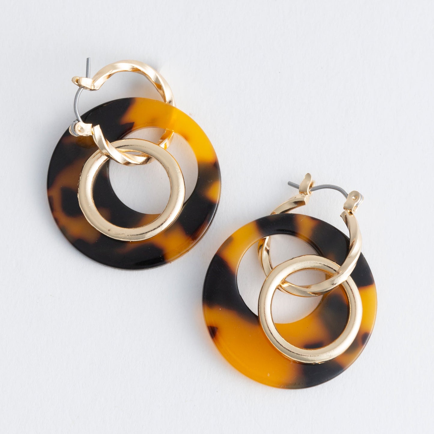 Sloane Double Ring Hoop Earrings