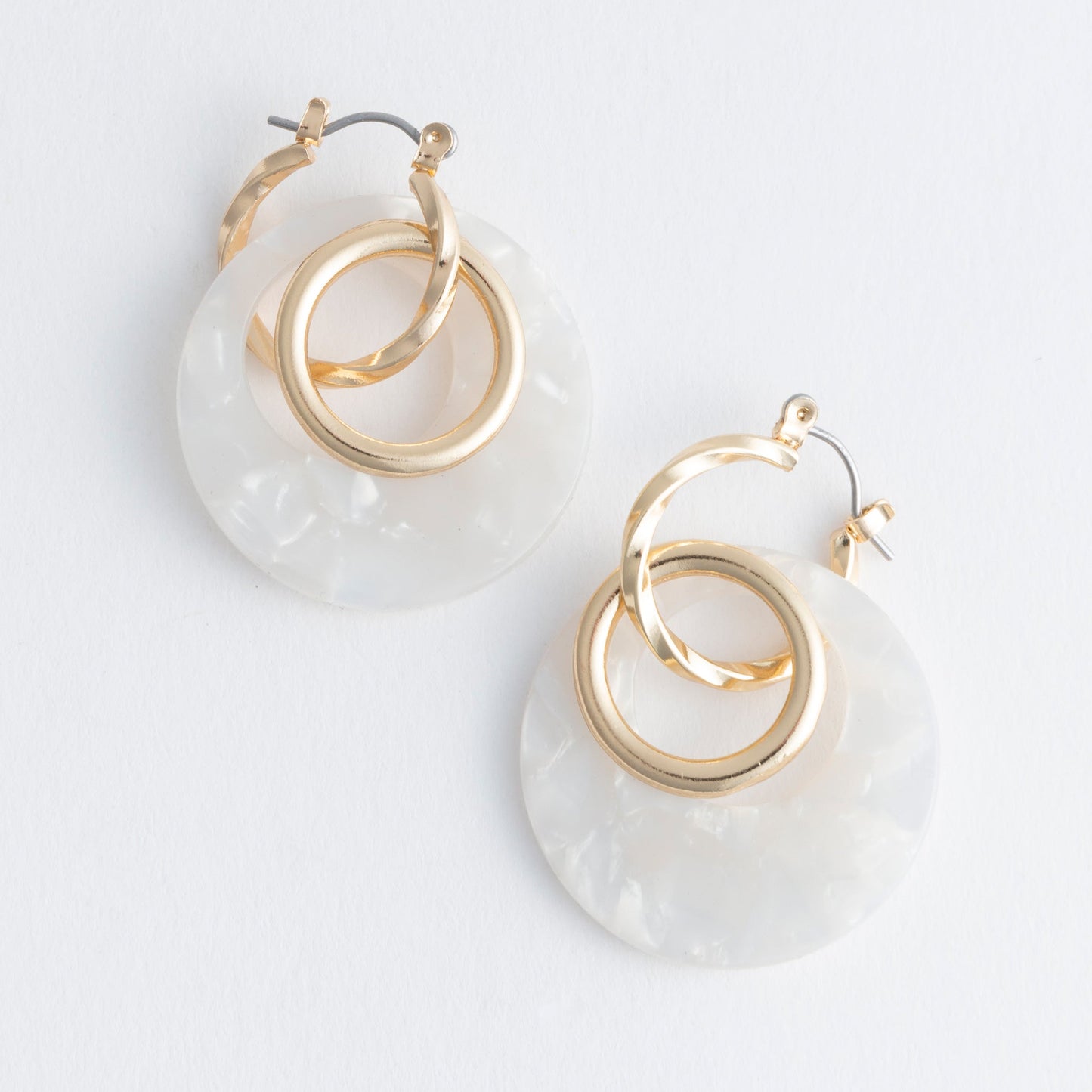 Sloane Double Ring Hoop Earrings