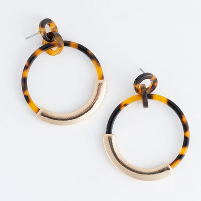 Sloane Bar Hoop Earrings