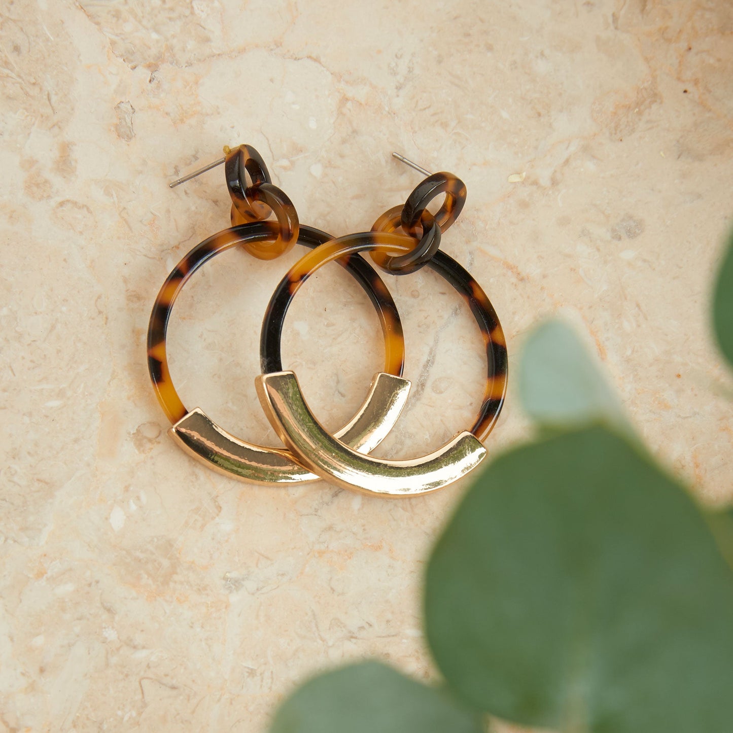 Sloane Bar Hoop Earrings