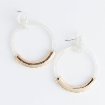 Sloane Bar Hoop Earrings