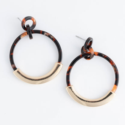 Sloane Bar Hoop Earrings