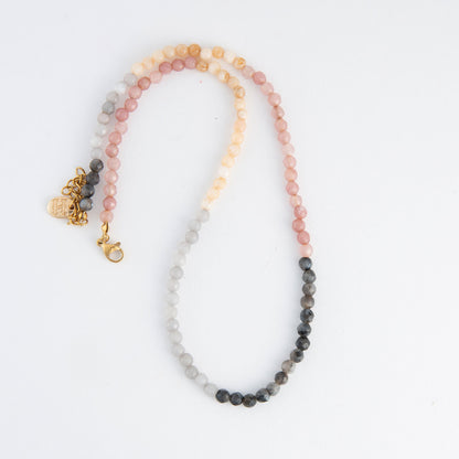 Maren Genuine Stone Ombre Necklace