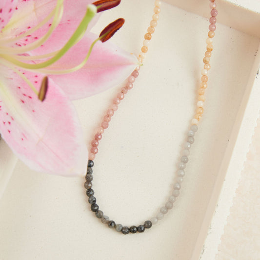 Maren Genuine Stone Ombre Necklace