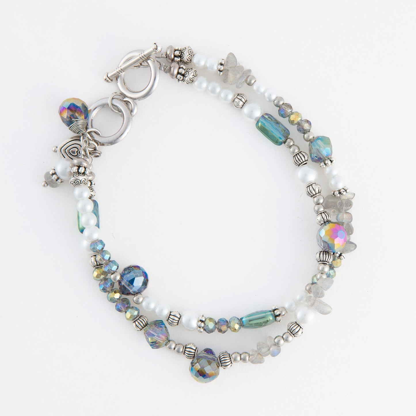 Aveline Multi Row Toggle Bracelet