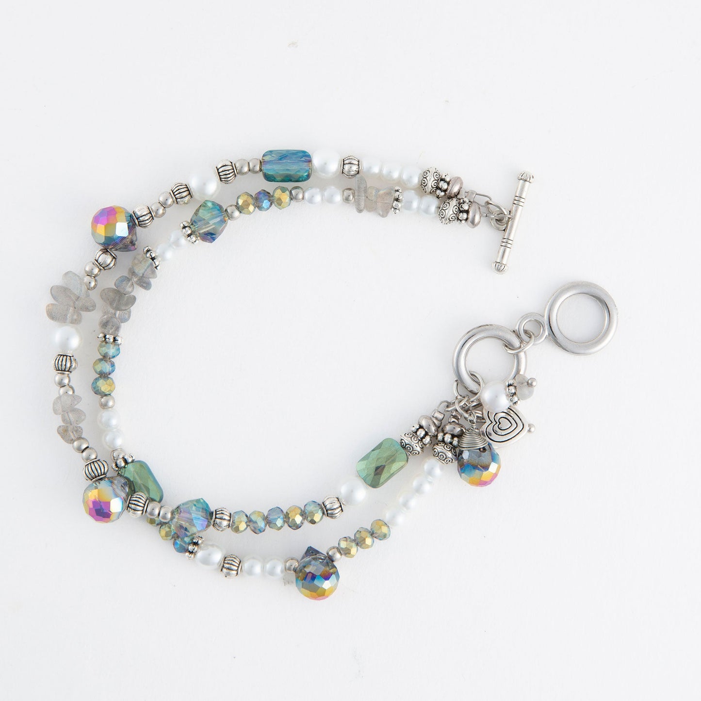 Aveline Multi Row Toggle Bracelet