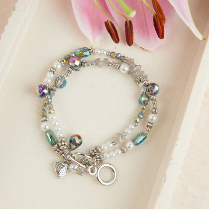 Aveline Multi Row Toggle Bracelet