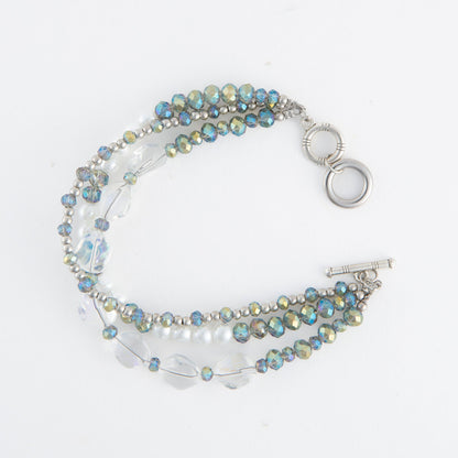 Aveline Multi Row Toggle Bracelet