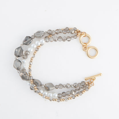 Aveline Multi Row Toggle Bracelet