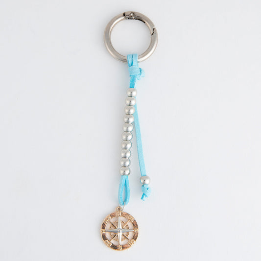 Quinn Compass Keychain