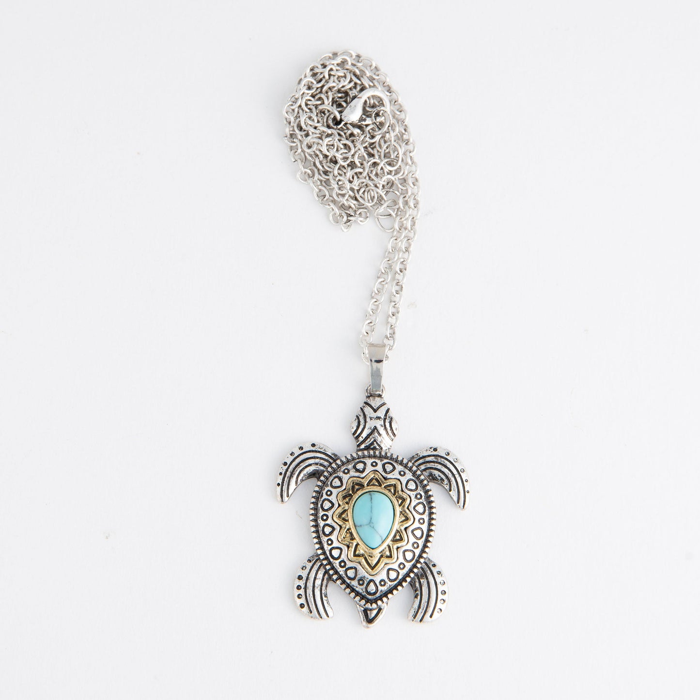 Teegan Sea Turtle Pendant Necklace