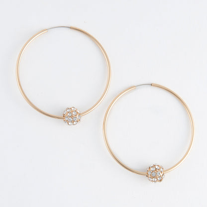 Acadia Fireball Hoop Earrings