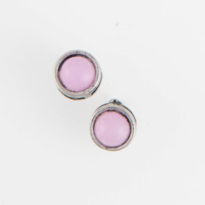 Dahlia Genuine Stone Stud Earrings