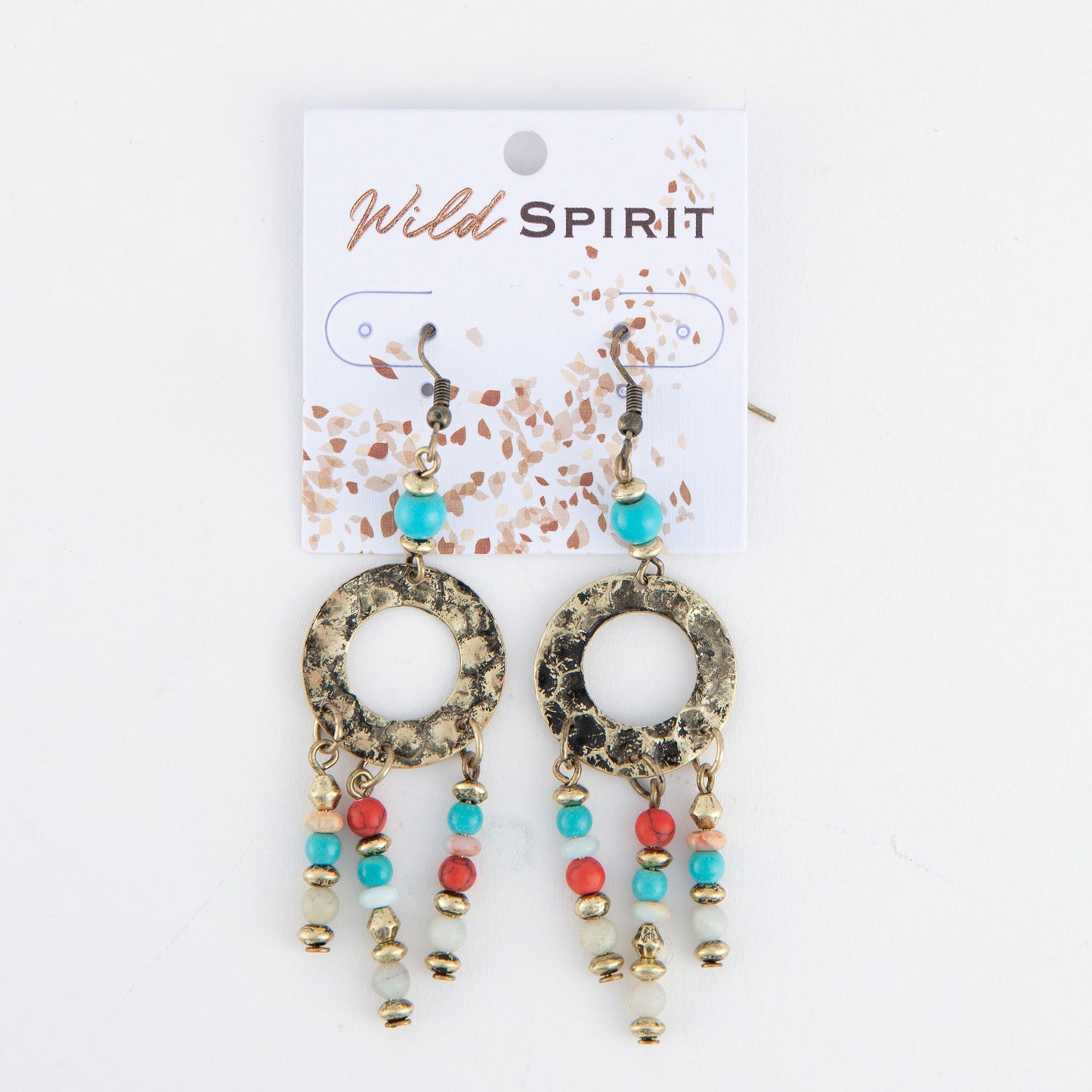 Wild Spirit Hammered Chandelier Earrings