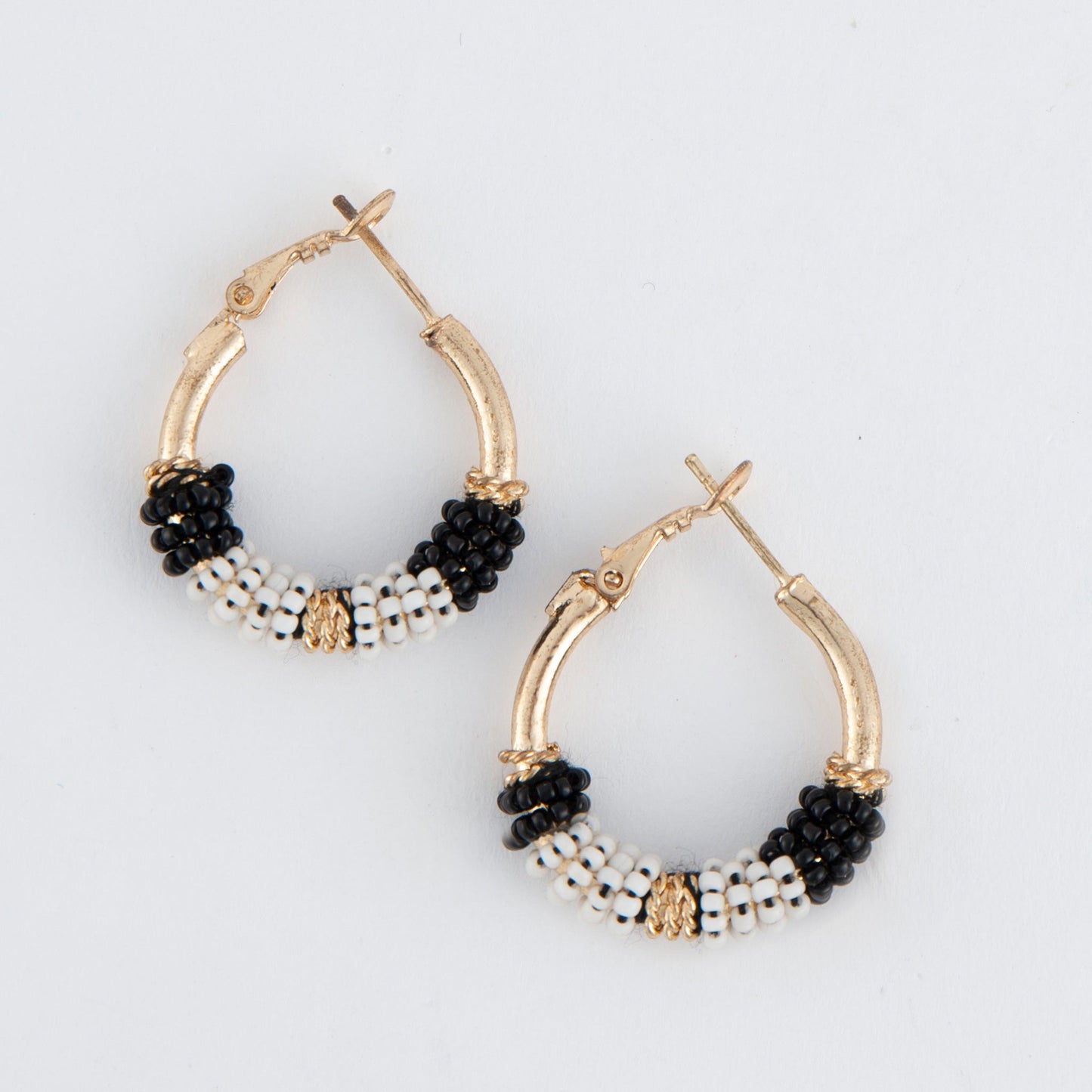 Irie Seed Bead Hoop Earrings