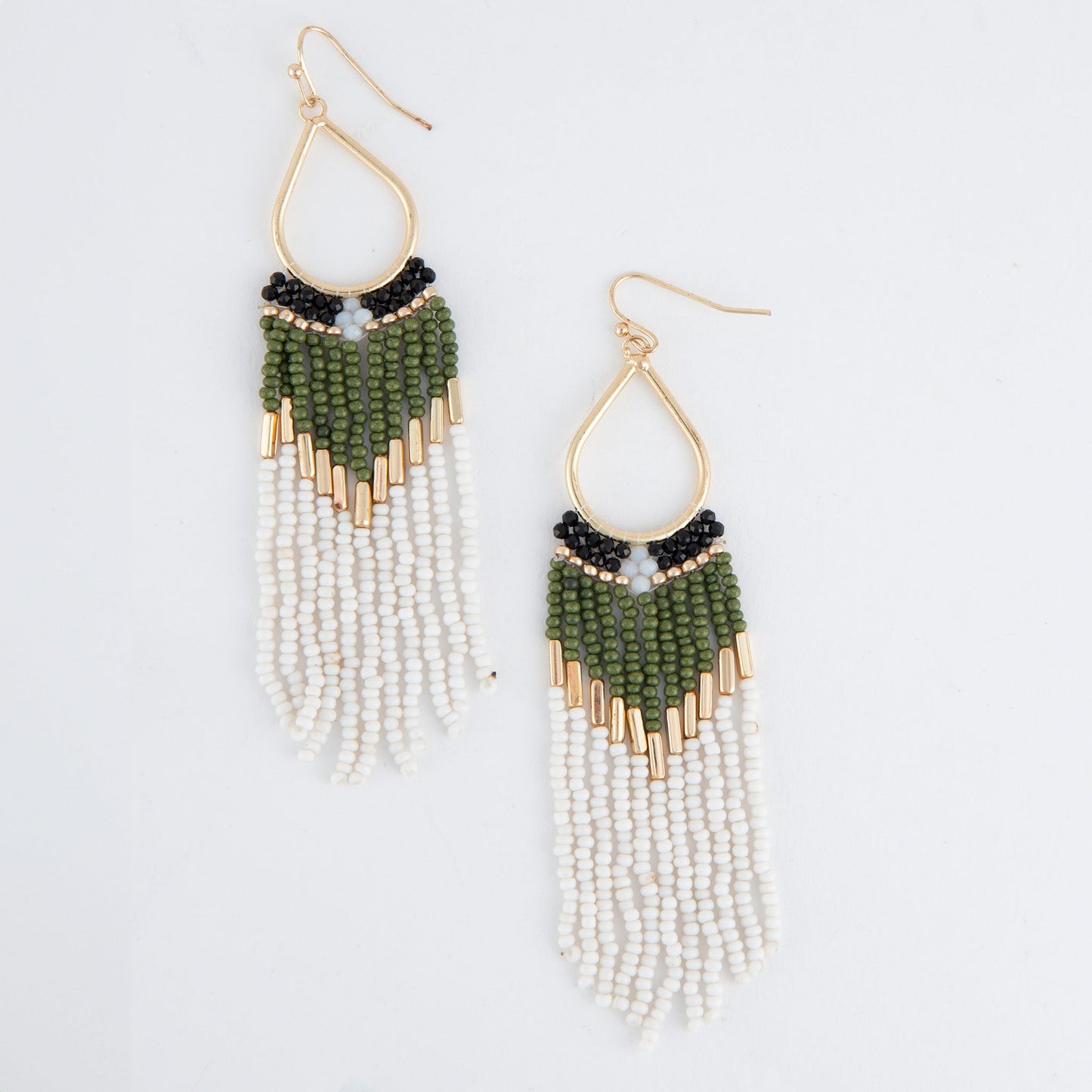 Irie Beaded Teardrop Earrings