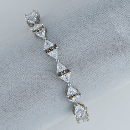 Jocelyn Cubic Zirconia Triangle Tennis Bracelet
