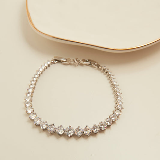 Jocelyn Round Cubic Zirconia Tennis Bracelet