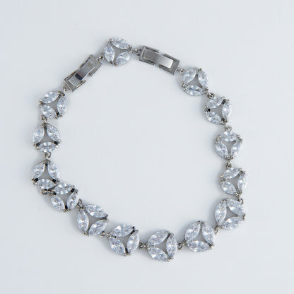 Jocelyn Marquise Cubic Zirconia Tennis Bracelet