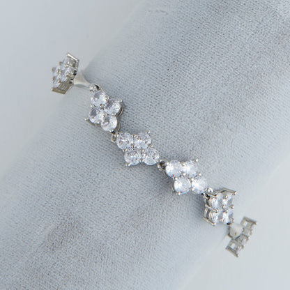 Jocelyn Quatrefoil Cubic Zirconia Tennis Bracelet