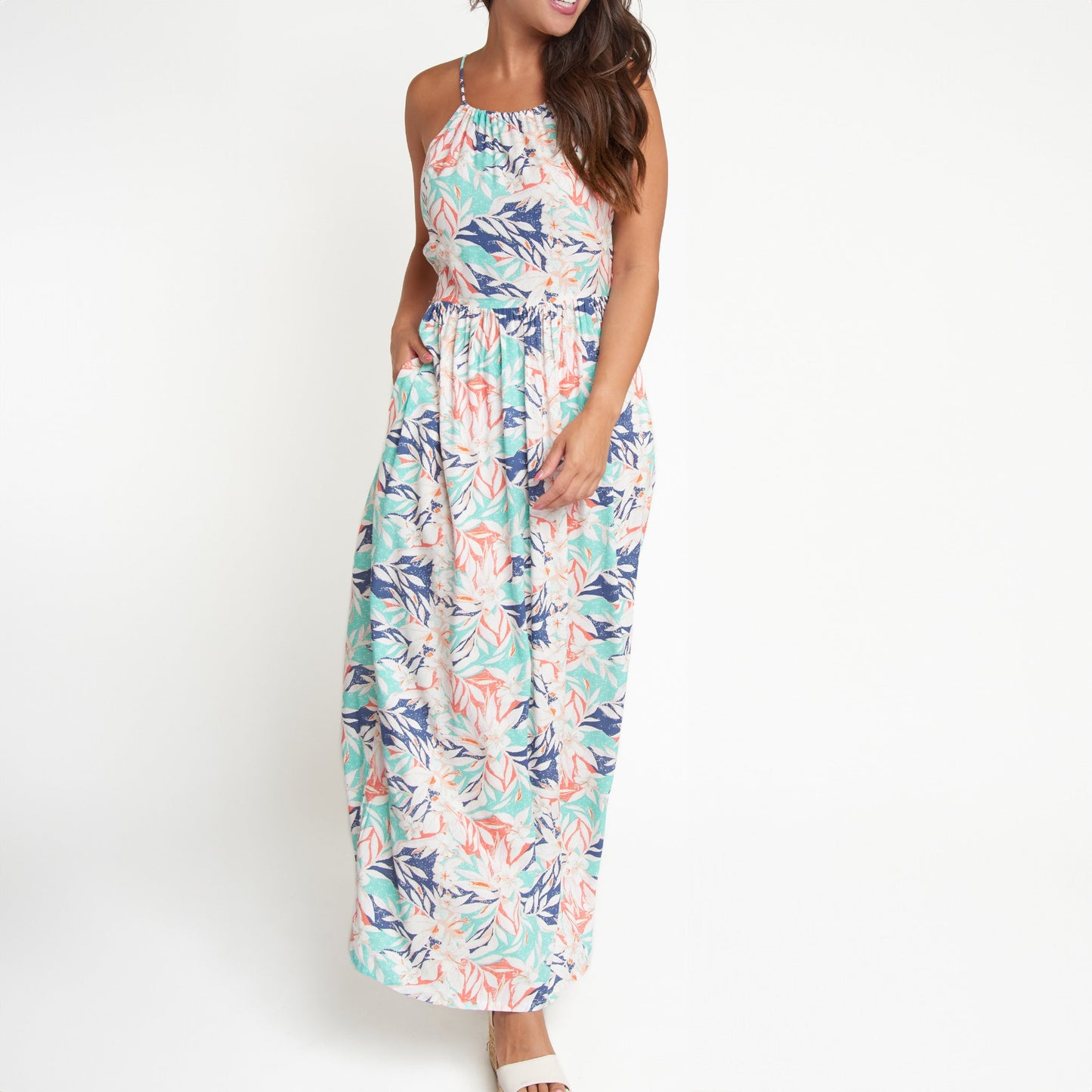 Kinsley Halter Maxi Dress