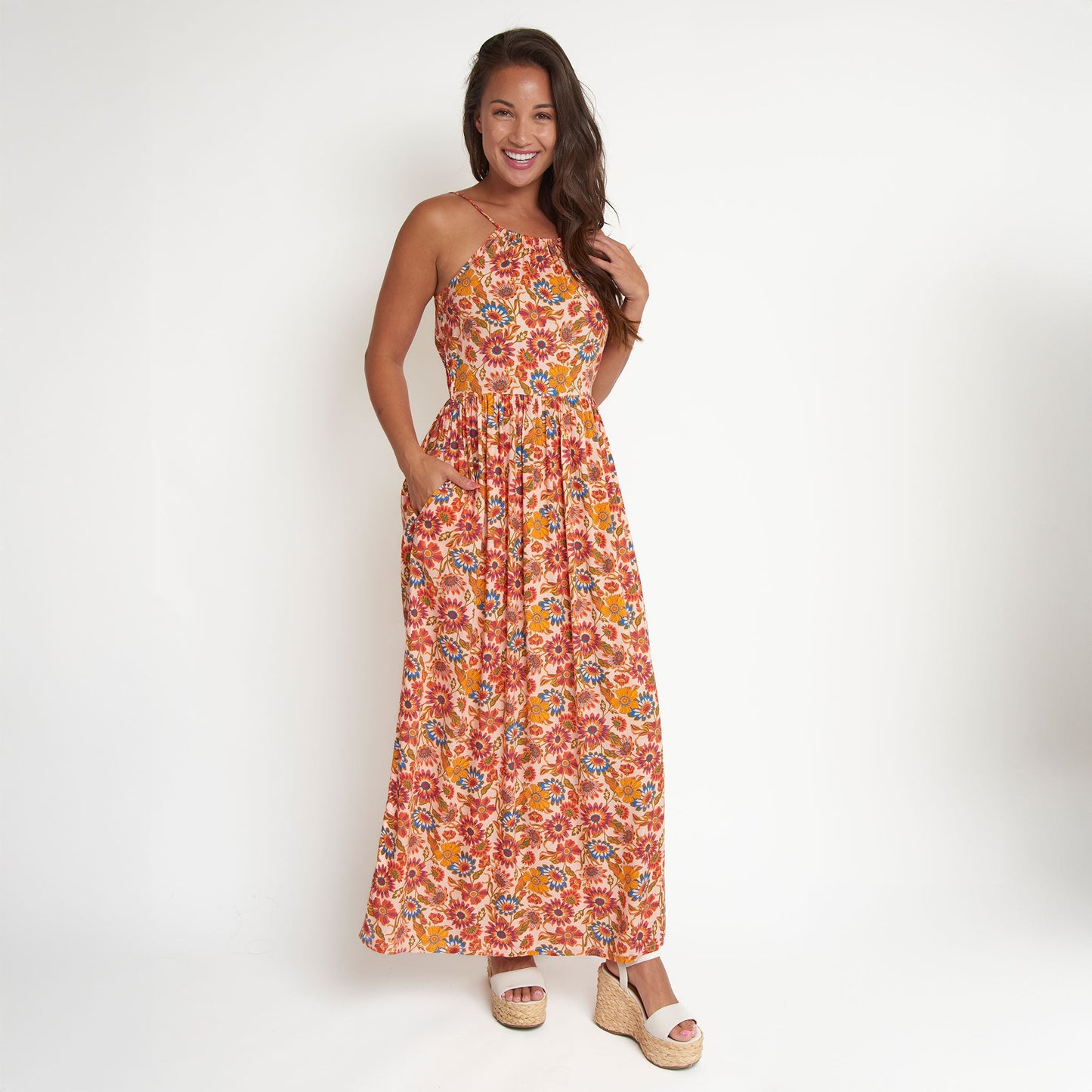 Kinsley Halter Maxi Dress