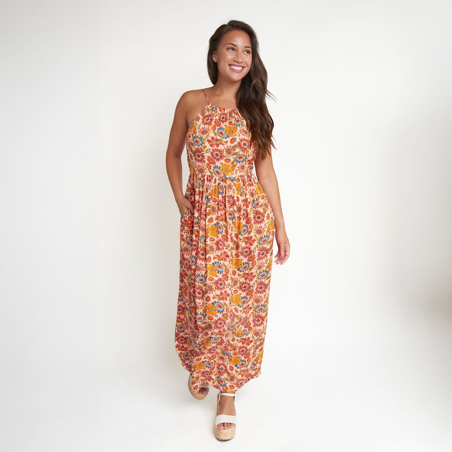 Kinsley Halter Maxi Dress