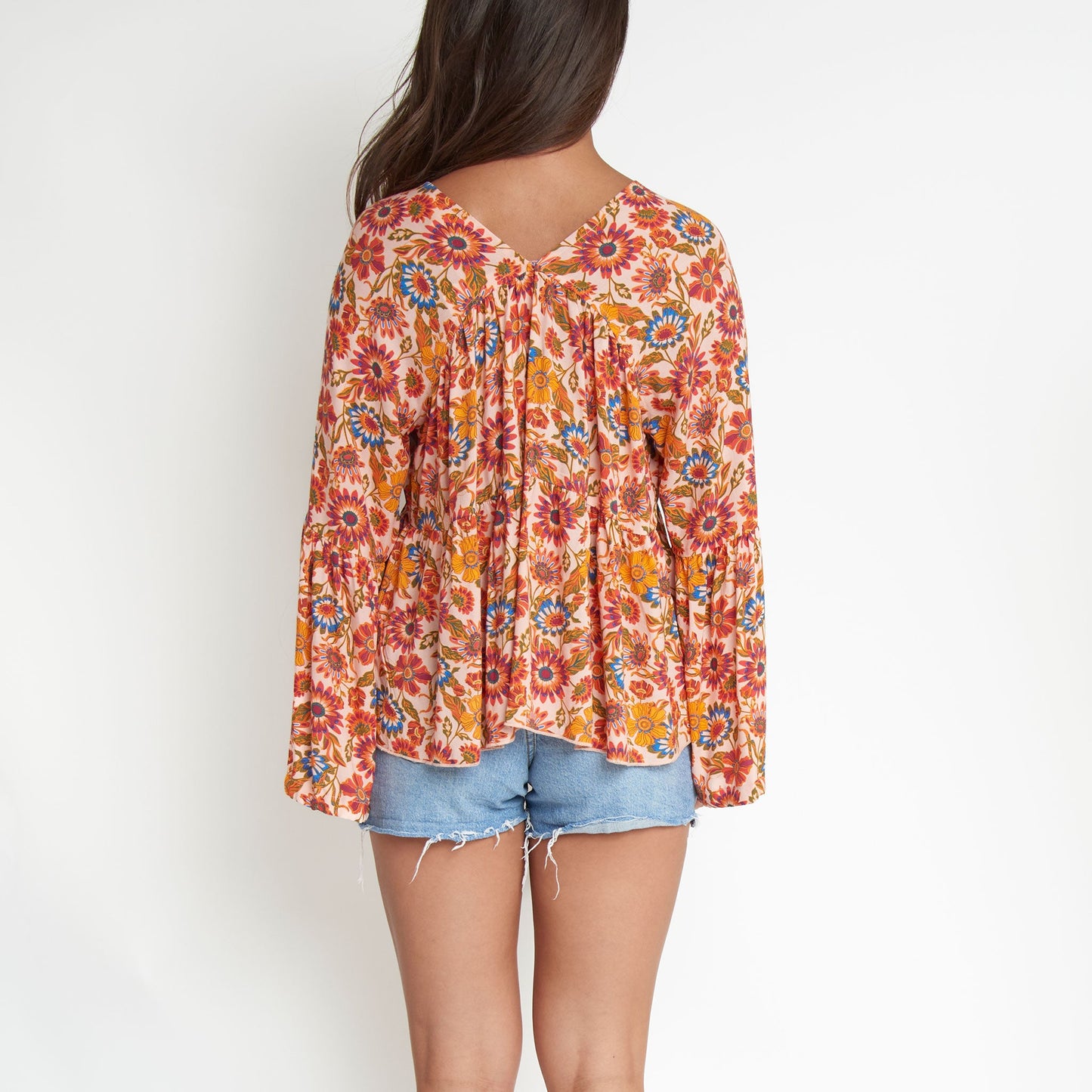 Kinsley Tiered Long Sleeve Blouse