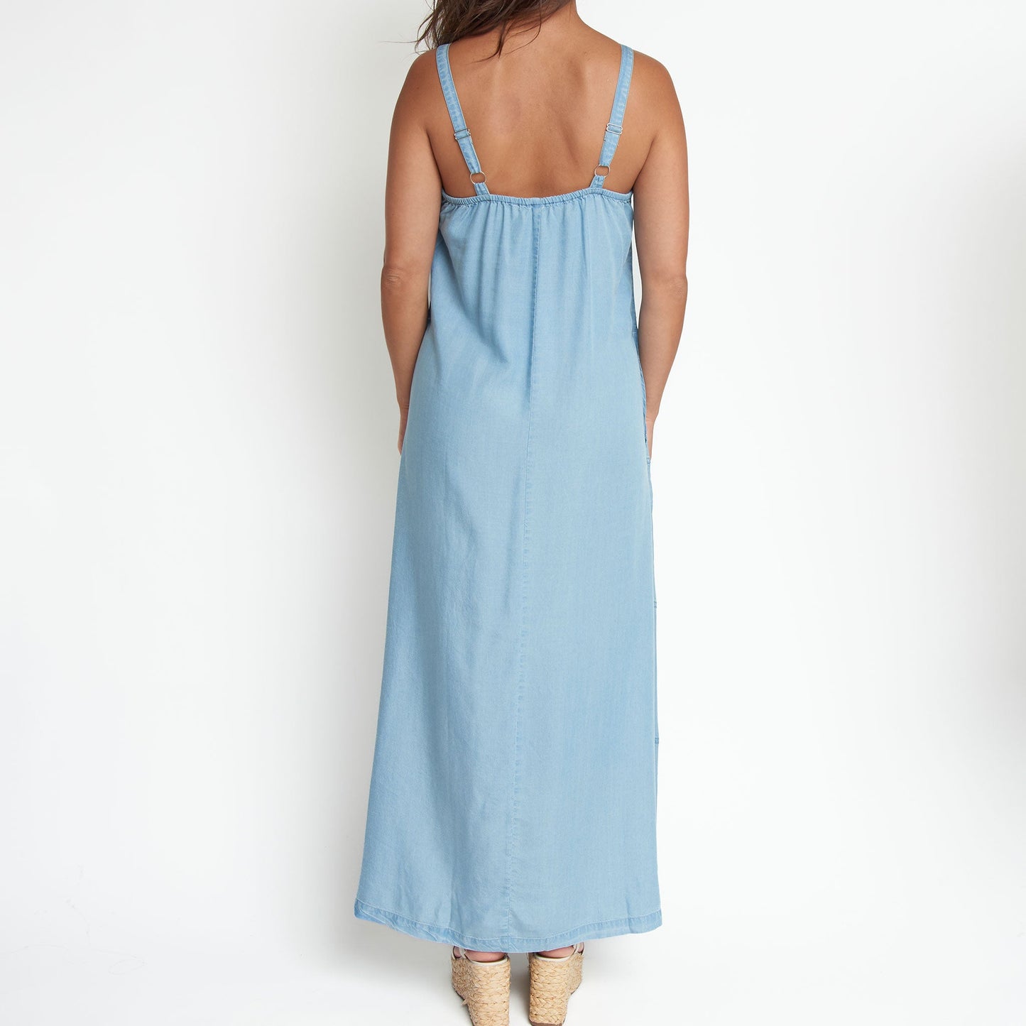 Bailey Chambray Maxi Dress