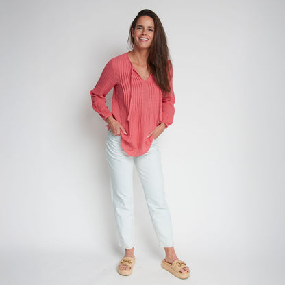 Eisley Gauze V-Neck Tunic